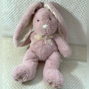 Unbranded Large Mauve Plush Bunny Dusty Rose Rabbit Stuffed Animal Toy